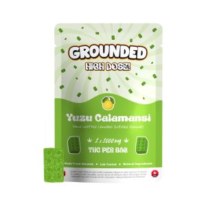Grounded Yuzu Calamansi 1000mg THC high dose edible